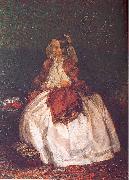 Portrait of Frau Maercker, Adolph von Menzel